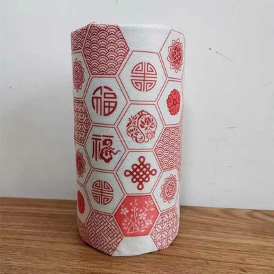 友好的な収縮の抵抗力がある非編まれた印刷された生地54cm エコ