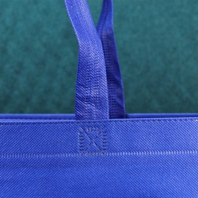 非編まれたポリプロピレンの買い物袋青い反引きを熱伝達