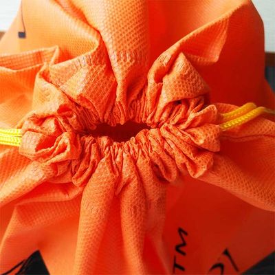 柔らかい感じと通気性の食料雑貨によって印刷されるドローストリング袋110Gsm