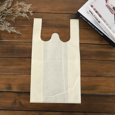 50gsm Ecoの非編まれたTシャツ袋のスーパーマーケットの習慣は非編まれたトート バックを印刷した
